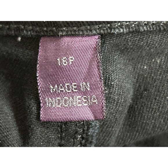 Gloria Vanderbilt Amanda Bootcut Jeans‎ Women's Size 16 Petite Black Denim - Picture 10 of 16